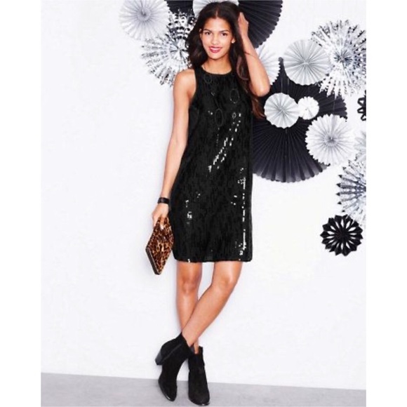 Michael Stars Dresses & Skirts - Michael Stars Black Silk Sequin Dress LBD